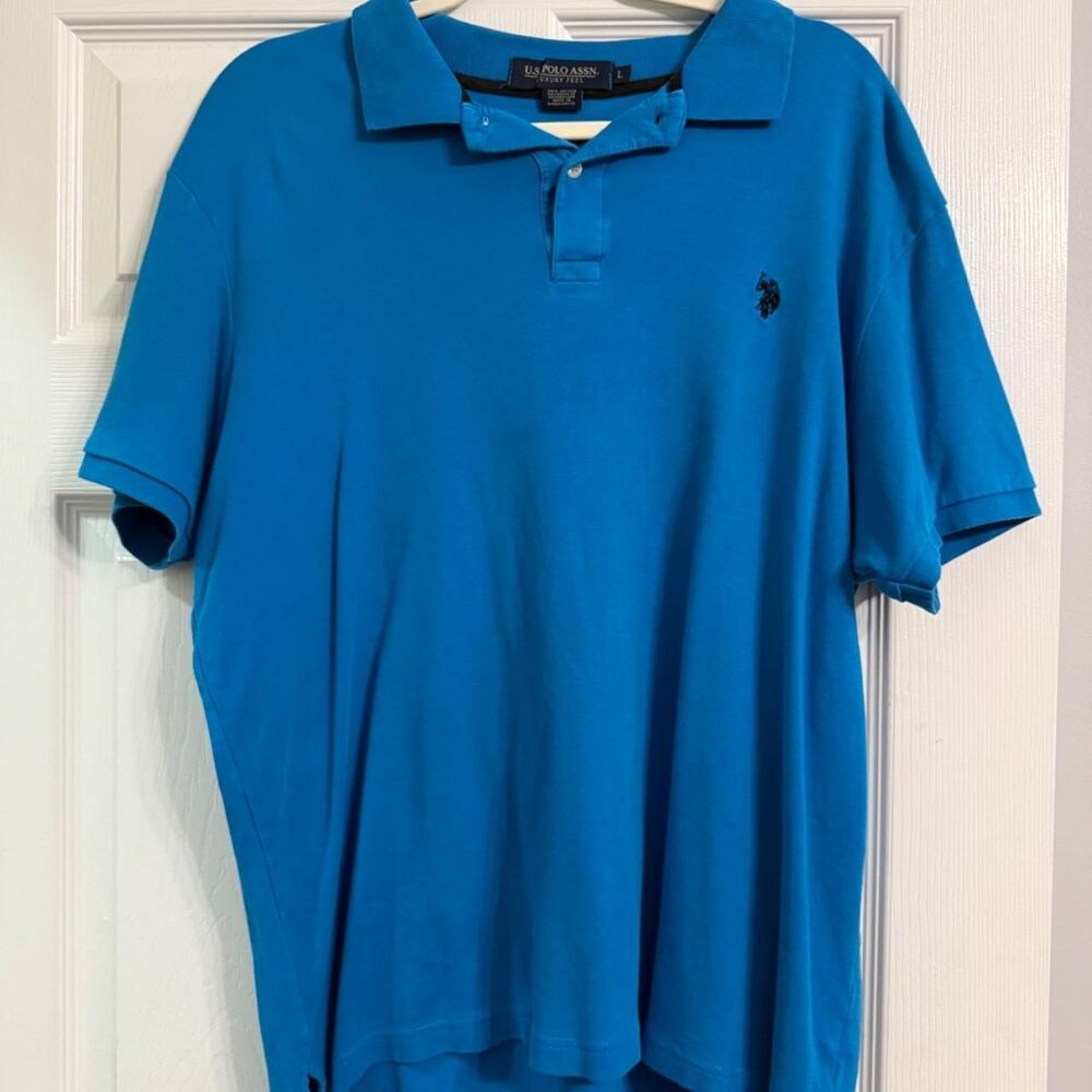 Us-polo-assn Men's Blue Polo-shirts